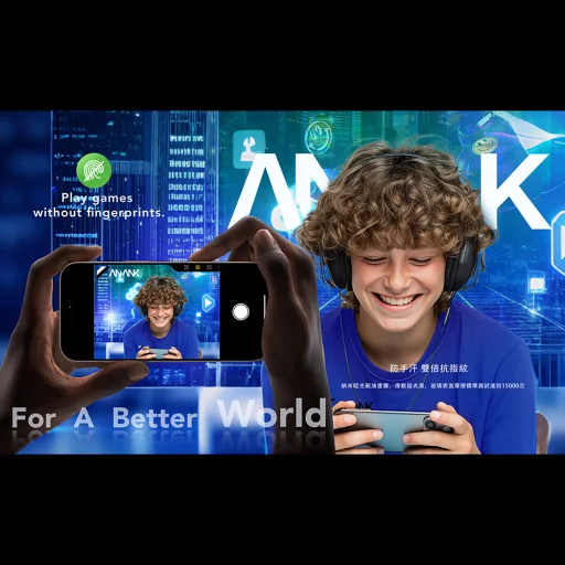 iPhone 17 ANANK - 2.5D 5X Megerősített Ujjlenyomat-ellenálló Képernyővédő - Fekete üvegfólia - 6