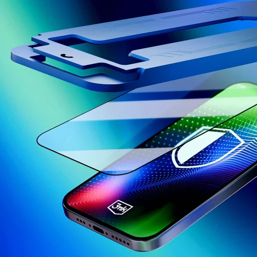 iPhone 17 - 3mk - Hardy Ultra Glass - Fekete üvegfólia - 11