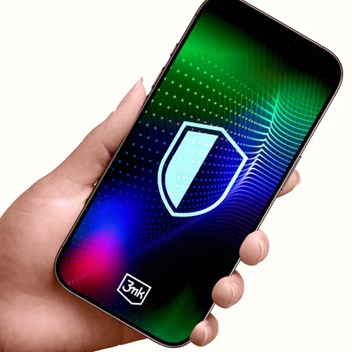 iPhone 17 - 3mk - Hardy Ultra Glass - Fekete üvegfólia - 3