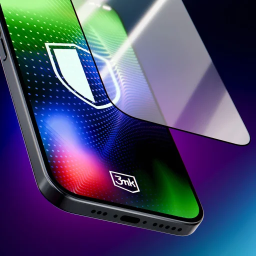 iPhone 17 - 3mk - Hardy Ultra Glass - Fekete üvegfólia - 8