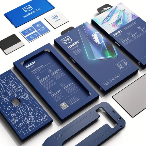 iPhone 17 - 3mk - Hardy Ultra Glass - Fekete üvegfólia - 6