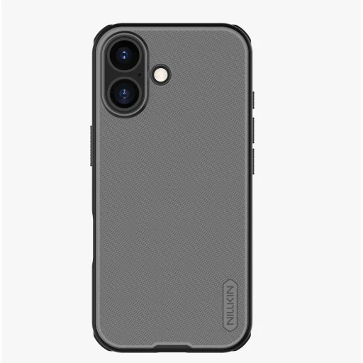 Nillkin Super Frosted PRO hátlap tok Apple iPhone 17-hez, átlátszó fekete tok - 1