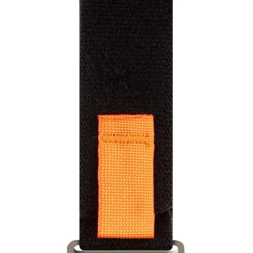 OBAL:ME Textil Szíj Apple Watch 42-49mm M-L Fekete/Narancs - 4