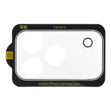 iPhone 17 Pro 5D Teljes Ragasztásos Kamera Üvegfólia - Átlátszó