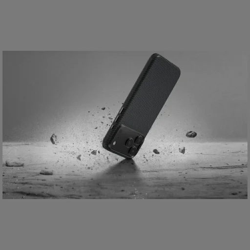 iPhone 17 Pro PITAKA Aramid ProGuard fekete-szürke tok - 6