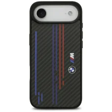 iPhone 17 Air BMW M Kevlar Lines & Logo MagSafe fekete tok