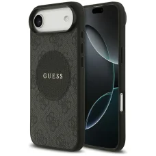 iPhone Air Guess 4G Circle Classic Logo MagSafe tok fekete
