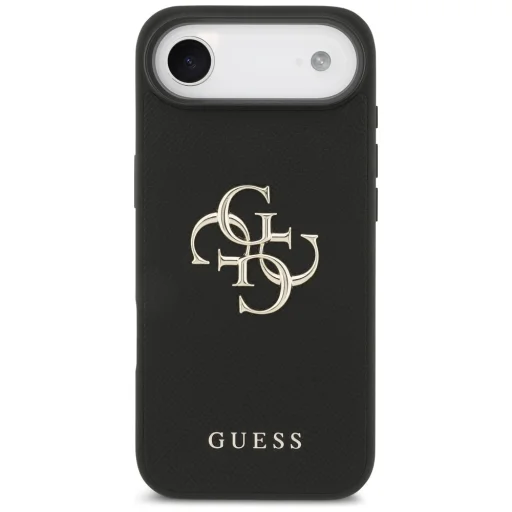 iPhone Air Guess Grained Big 4G & Classic Logo fekete tok - 3