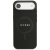 iPhone 17 Air Guess Saffiano Classic Logo MagSafe fekete tok thumbnail