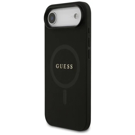 iPhone 17 Air Guess Saffiano Classic Logo MagSafe fekete tok - 2
