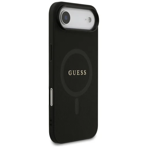 iPhone 17 Air Guess Saffiano Classic Logo MagSafe fekete tok - 4