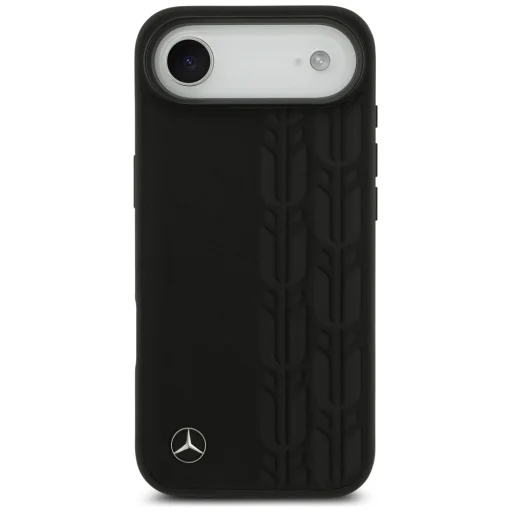 iPhone 17 Air Mercedes Bőr Laurel Leaves MagSafe tok fekete - 3