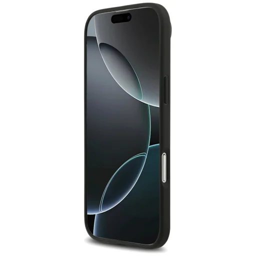 iPhone 17 Air Mercedes Bőr Csillag Minta Csíkok MagSafe tok fekete - 5