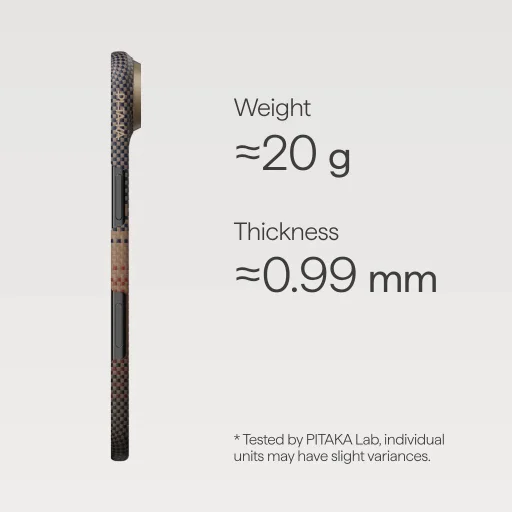 iPhone 17 Air PITAKA Ultra-Slim Moonrise MagSafe tok Sunset - 4