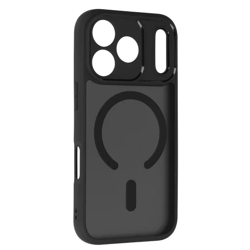 Teljes Matt Mag Cover iPhone 17 Pro Max fekete tok - 2