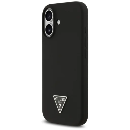 iPhone 17 Fekete Guess - Silicone Triangle Logo MagSafe (GUHMP17SSCTRLMK) tok - 6