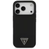 iPhone 17 Pro Fekete Guess - Silicone Triangle Logo MagSafe (GUHMP17LSCTRLMK) tok thumbnail
