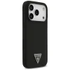iPhone 17 Pro Fekete Guess - Silicone Triangle Logo MagSafe (GUHMP17LSCTRLMK) tok thumbnail