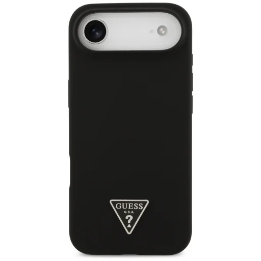 iPhone 17 Air Fekete Guess Silicone Triangle Logo MagSafe (GUHMP17MSCTRLMK) tok - 2