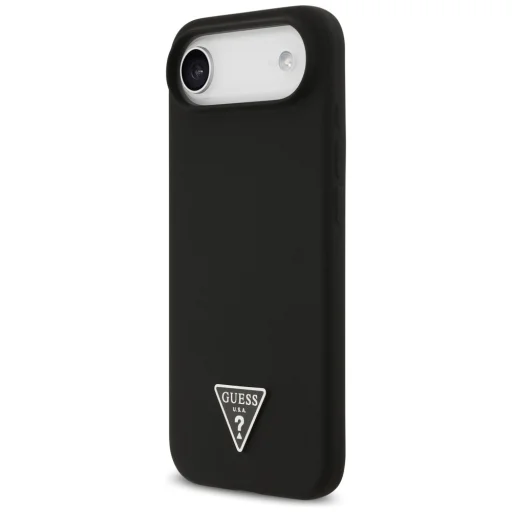 iPhone 17 Air Fekete Guess Silicone Triangle Logo MagSafe (GUHMP17MSCTRLMK) tok - 4