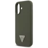 iPhone 17 Khaki Guess - Silicone Triangle Logo MagSafe (GUHMP17SSCTRLMA) tok thumbnail