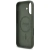 iPhone 17 Khaki Guess - Silicone Triangle Logo MagSafe (GUHMP17SSCTRLMA) tok thumbnail