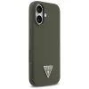 iPhone 17 Khaki Guess - Silicone Triangle Logo MagSafe (GUHMP17SSCTRLMA) tok thumbnail