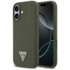iPhone 17 Khaki Guess - Silicone Triangle Logo MagSafe (GUHMP17SSCTRLMA) tok thumbnail