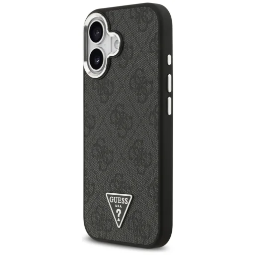 iPhone 17 Fekete Guess - Hardcase 4G Triangle Logo MagSafe (GUHMP17SP4TSRCMK) tok - 4