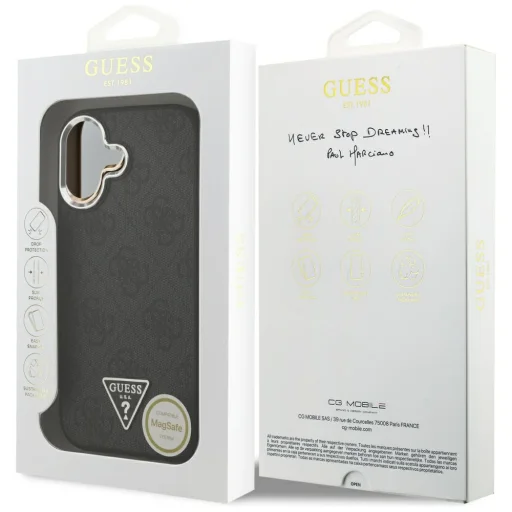 iPhone 17 Fekete Guess - Hardcase 4G Triangle Logo MagSafe (GUHMP17SP4TSRCMK) tok - 7