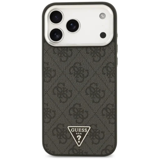 iPhone 17 Pro Max Guess - Hardcase 4G Triangle Logo MagSafe (GUHMP17XP4TSRCMK) - Fekete tok - 2