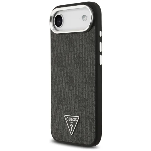 iPhone 17 Air Guess - Hardcase 4G Triangle Logo MagSafe (GUHMP17MP4TSRCMK) - Fekete tok - 6
