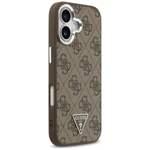 iPhone 17 Barna Guess - Hardcase 4G Triangle Logo MagSafe (GUHMP17SP4TSRCMW) tok - 3