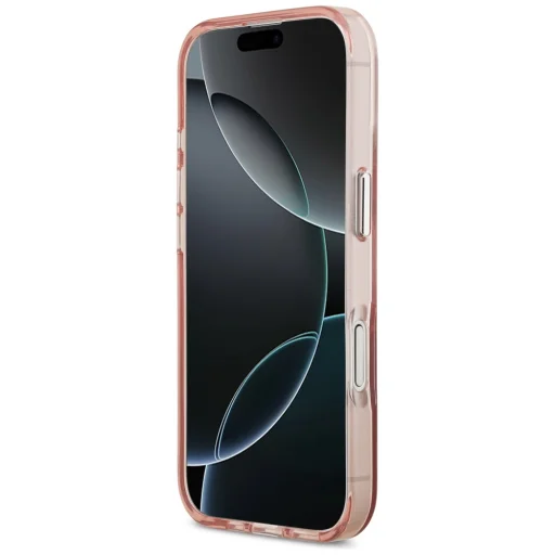 iPhone 17 Pink Guess IML Gradient Triangle Logo MagSafe (GUHMP17SHGTMLCGP) tok - 6