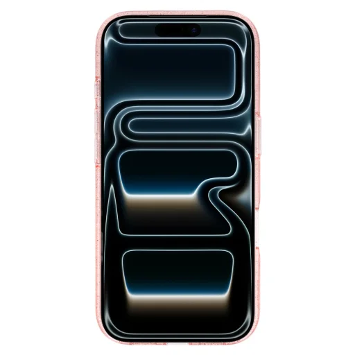 Glitter Magsafe fliptok iPhone 17 Pro Max tok rózsaszín átlátszó - 3