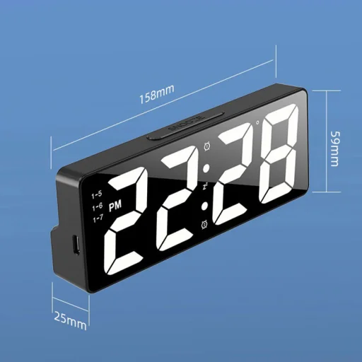 LED digitális ébresztőóra - 6