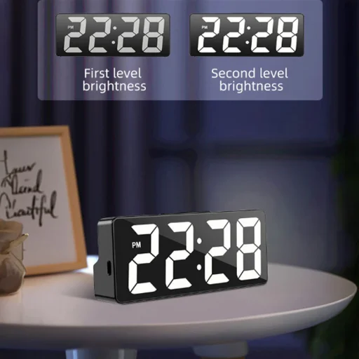 LED digitális ébresztőóra - 9
