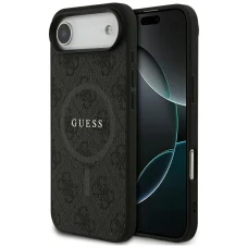 iPhone 17 Air Guess 4G Ring Classic Logo MagSafe (GUHMP17MG4GFRK) - Fekete tok
