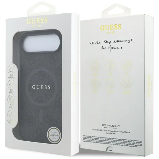 iPhone 17 Air Guess 4G Ring Classic Logo MagSafe (GUHMP17MG4GFRK) - Fekete tok - 7