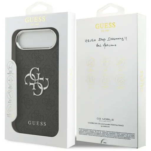 Apple iPhone 17 Air Fekete Guess Hardcase Big 4G Logo Classic Logo (GUHCP17MP4G4SMCK) tok - 7