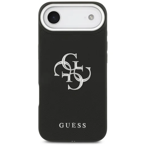 iPhone 17 Air Fekete Guess Hardcase 4G Grained Big and Classic Logo (GUHCP17MPG4SMCEK) tok - 2