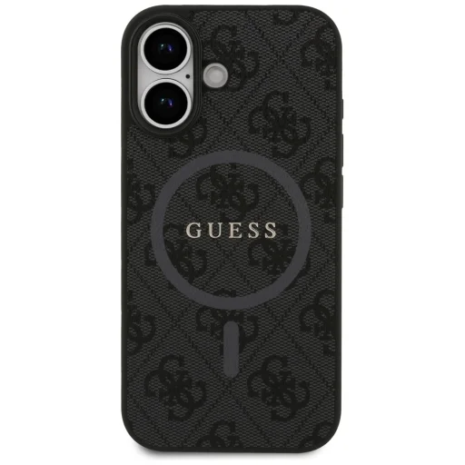 iPhone 17 - Fekete Guess - 4G Ring Classic Logo MagSafe (GUHMP17SG4GFRK) tok - 3