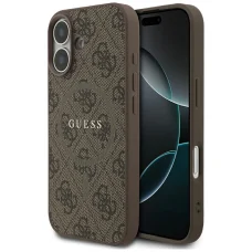 iPhone 17 Guess - 4G Ring Classic Logo MagSafe (GUHMP17SG4GFRW) - Barna tok