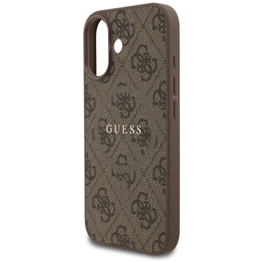 iPhone 17 Guess - 4G Ring Classic Logo MagSafe (GUHMP17SG4GFRW) - Barna tok - 4