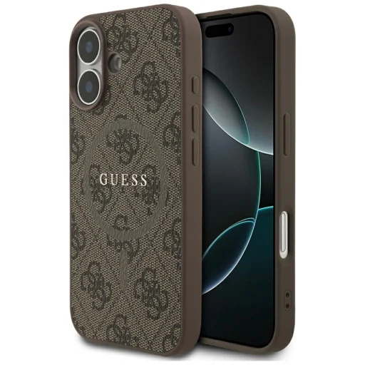 iPhone 17 Guess - 4G Ring Classic Logo MagSafe (GUHMP17SG4GFRW) - Barna tok - 1