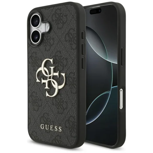 iPhone 17 Fekete Guess Hardcase 4G Big Logo (GUHCP17S4GMGGR) tok - 1