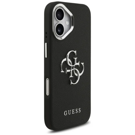 iPhone 17 Fekete Guess Hardcase 4G Grained Big and Classic Logo (GUHCP17SPG4SMCEK) tok - 3