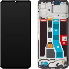 LCD kijelzőmodul Realme Note 50 készülékhez, Midnight Black