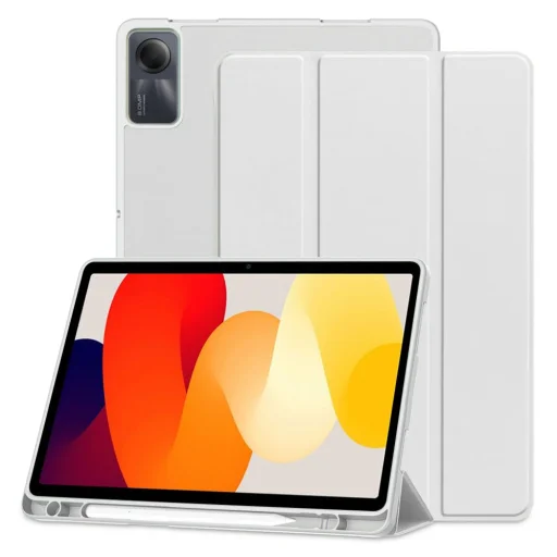 Xiaomi Redmi Pad SE 11 Szürke Techsuit - Flex Trifold (tolltartóval) tok - 1