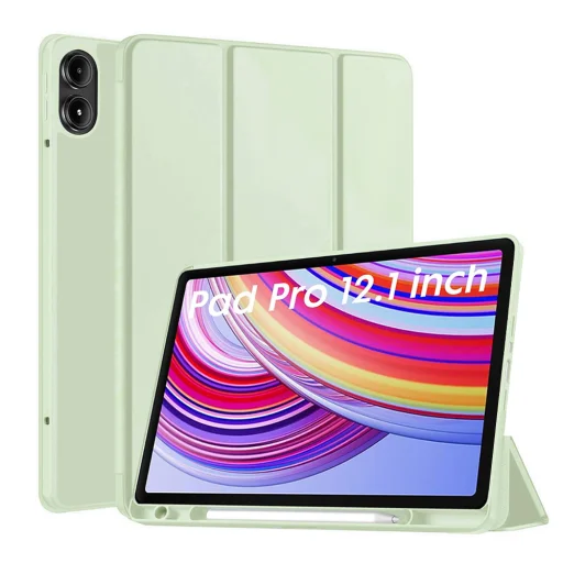 Xiaomi Redmi Pad Pro / Poco Pad Techsuit - Flex Trifold (Pencil Holderrel) - Matcha Green tok - 1